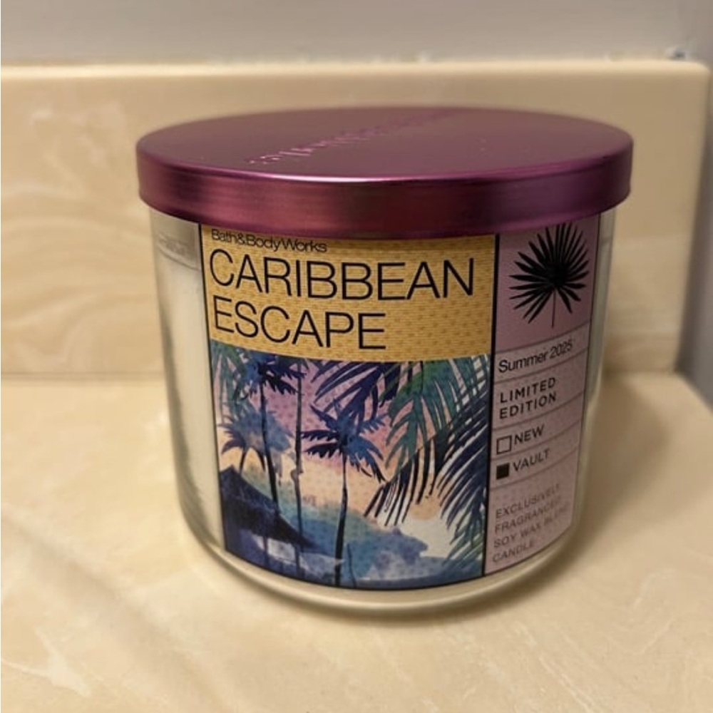 Bath and Body Works Caribbean Escape 3-Wick Candle